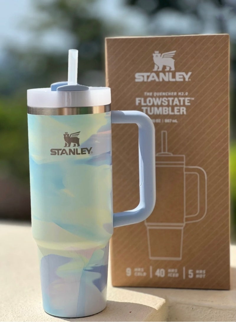 Stanley Quencher H2.0 FlowState Stainless Steel Vacuum Insulated Tumbler with Lid and Straw for Water, Iced Tea or Coffee, Smoothie and More, 40 oz - Image 5