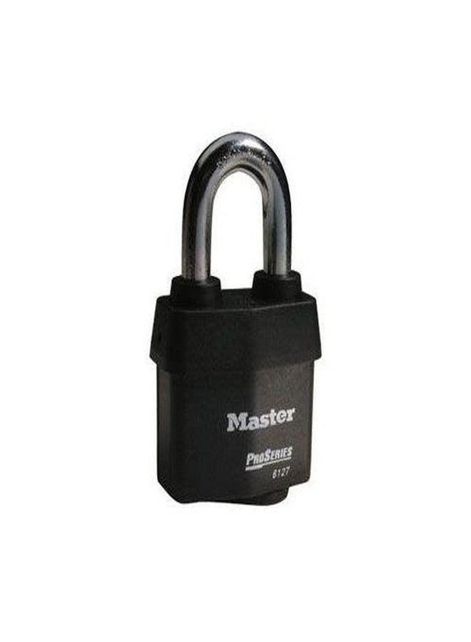 Master Lock Padlock: 1 3/8 in Vertical Shackle Clearance, 7/8 in Horizontal Shackle Clearance, 5 Pin Pins, Steel - 1 Each