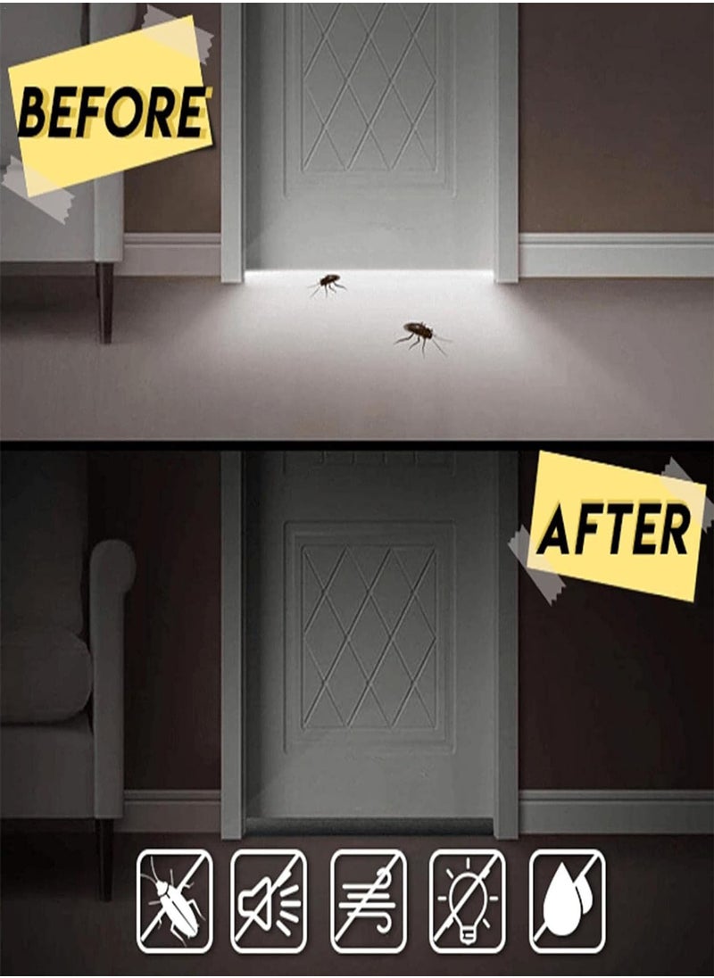 GGOOT - Under Door Seal - Draft Stopper for Bottom of Door,Strong Adhesive Under Door Draft Blocker Insulator, Weather Stripping Door Sweep, Noise Stopper - Image 1