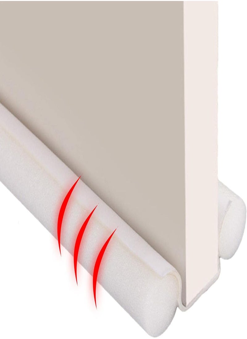 GGOOT - Under Door Seal - Draft Stopper for Bottom of Door,Strong Adhesive Under Door Draft Blocker Insulator, Weather Stripping Door Sweep, Noise Stopper - Image 1