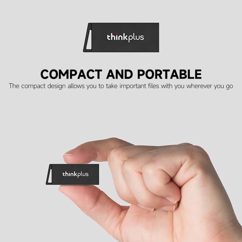 USB Flash Drive 64GB Grey USB3.0 Interface Fast Transmission - Zinc Alloy Shell Shockproof Wear-resistant Anti-fall Portable Storage for Universal Data Storage On-the-go - Image 3