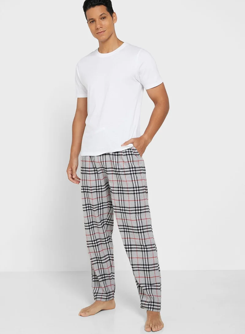 Seventy Five Plaid Nightwear Bottoms