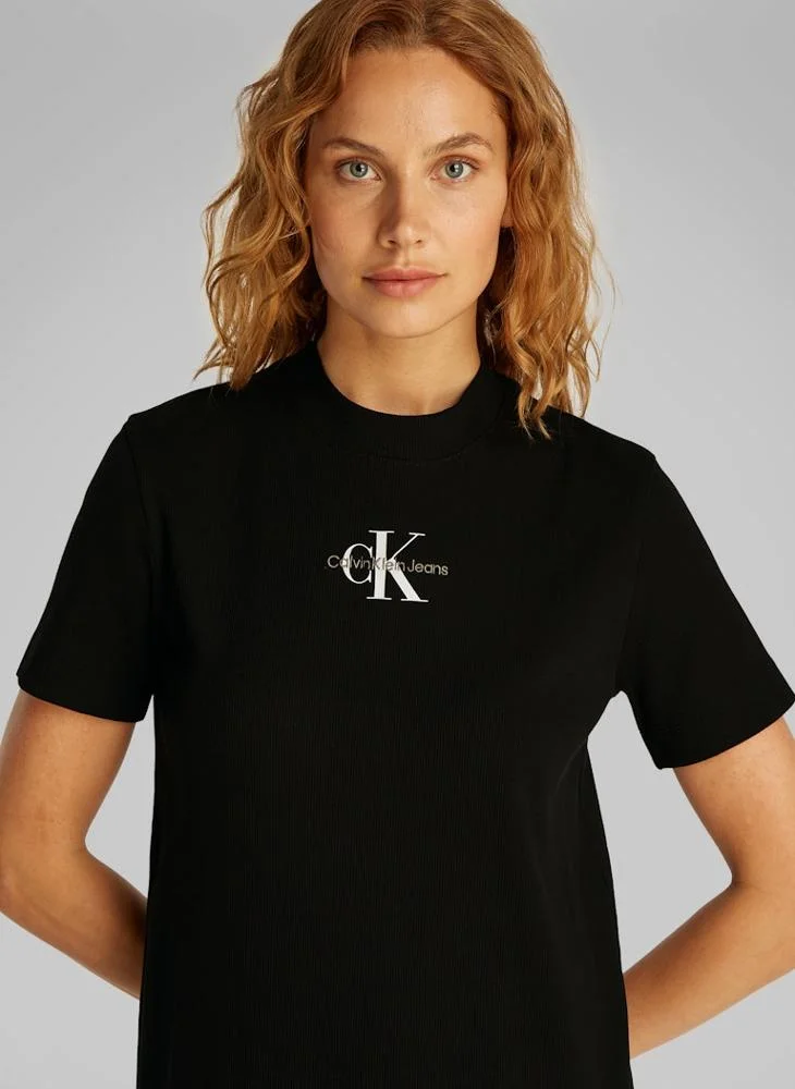 Calvin Klein Jeans Straight Black Maxi Dress