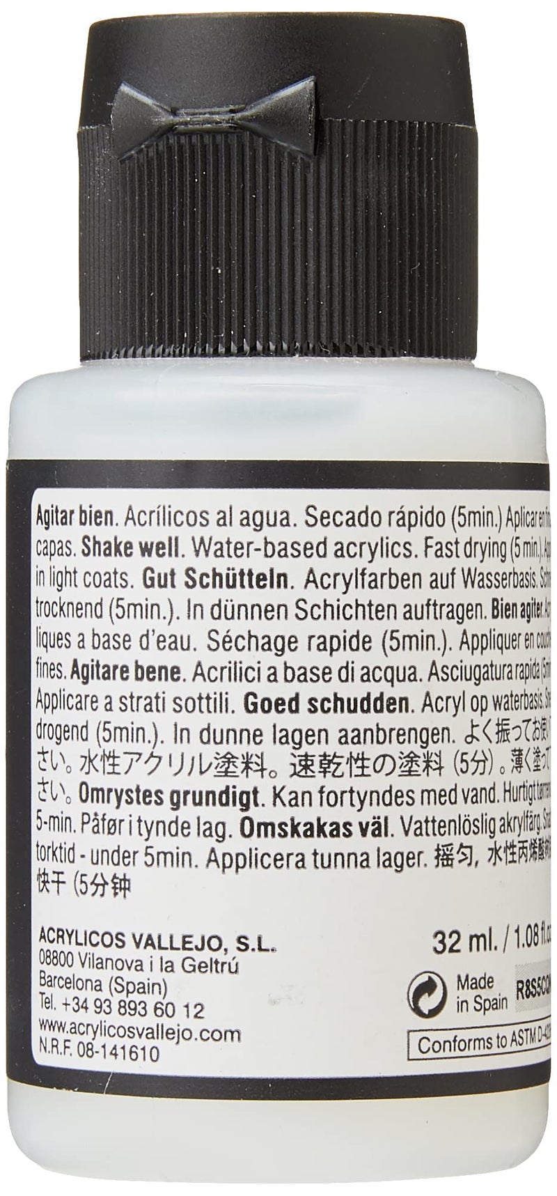 Vallejo Gloss Metal Varnish 32ml Paint - Image 2