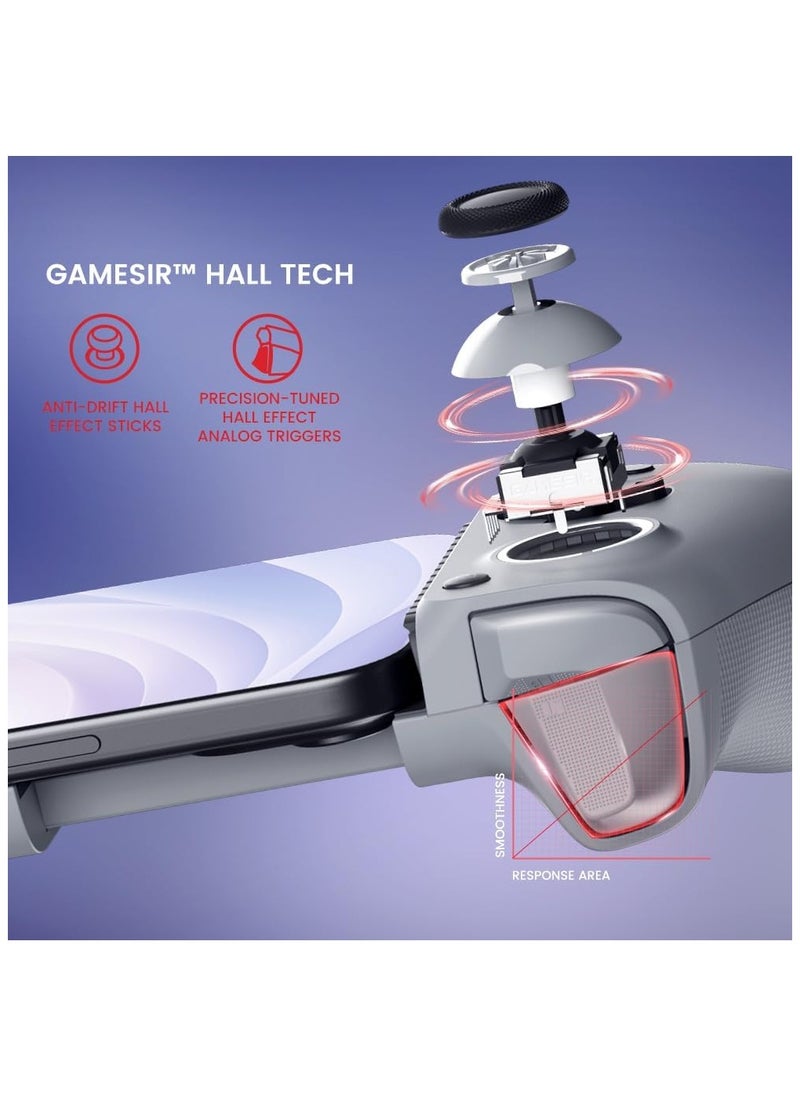 Generic - GameSir G8 Galileo Type-C Mobile Gaming Controller for Android & iPhone 15 Series (USB-C), Plug and Play Gamepad with Hall Effect Joysticks/Hall Trigger, 3.5mm Audio Jack - Image 1