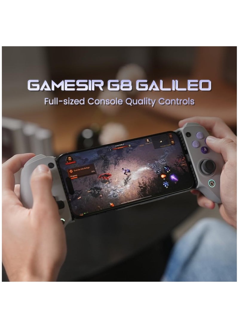Generic - GameSir G8 Galileo Type-C Mobile Gaming Controller for Android & iPhone 15 Series (USB-C), Plug and Play Gamepad with Hall Effect Joysticks/Hall Trigger, 3.5mm Audio Jack - Image 1