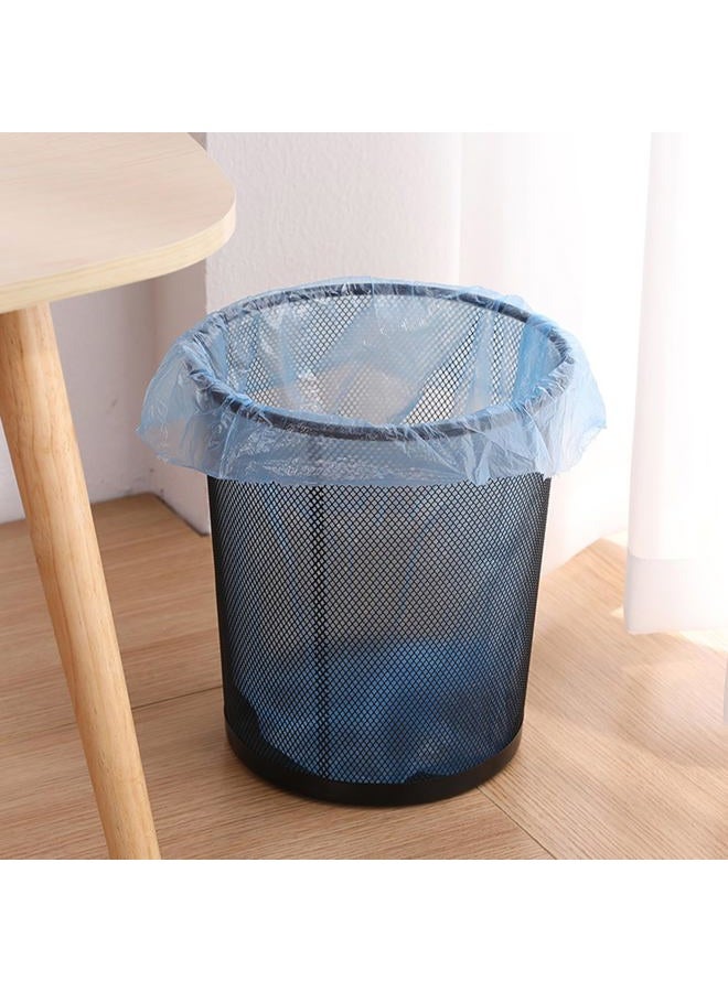 Haofy Metal Mesh Trash Can, Sturdy Iron Trash Bin, Circular Shape, Convenient, Lightweight, Compact, High Strength, Mesh Trash Can for Kitchen Bathroom Office Room (Black), Haofyhx1ds97tg2-11 - Image 2