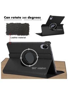 VKL Leather Case compatible with Huawei Matepad 11.5s 2024 Tablet Cover, Rotating Case Tablet PU Leather Protective Cover, 360 Degree Stand Multi-angle Pocket fit for Huawei Matepad 11.5s 2024  - Image 2