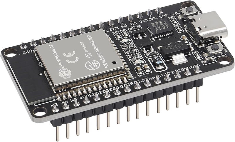 AiTrip لوحة تطوير 3 قطع Type C 30 دبابيس CP2102 ESP-WROOM-32 ESP32 ESP-32S 2.4GHz واي فاي مزدوج الوضع + بلوتوث معالج دقيق مزدوج النواة مدمج مع هوائي RF AMP فلتر AP STA - Image 5