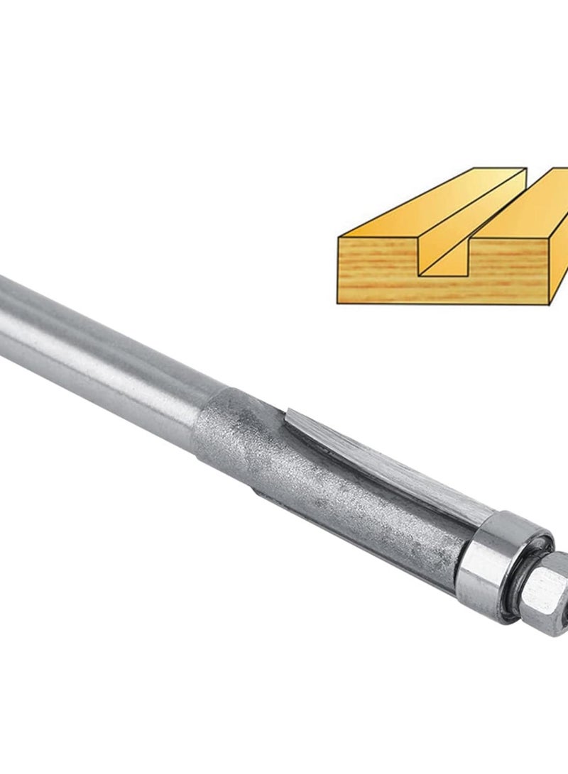 GGOOT Industrial Hardware Tools  Straight Shank Router Bits Bearing Flush Trim Bit 1x 6/8/10/12mm Industrial Hardware Tool  - Image 3
