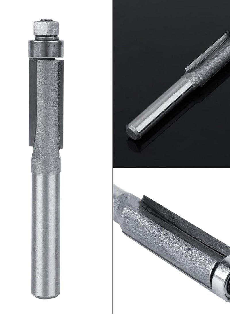 GGOOT Industrial Hardware Tools  Straight Shank Router Bits Bearing Flush Trim Bit 1x 6/8/10/12mm Industrial Hardware Tool  - Image 4