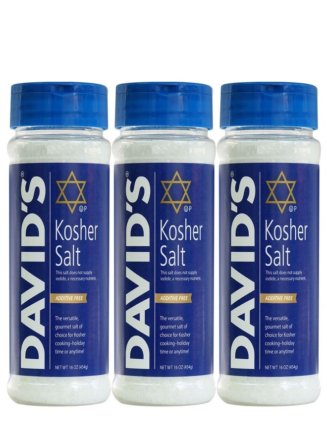 David's Kosher Salt Canister 16.0 Oz(Pack of 3)3 - Image 1