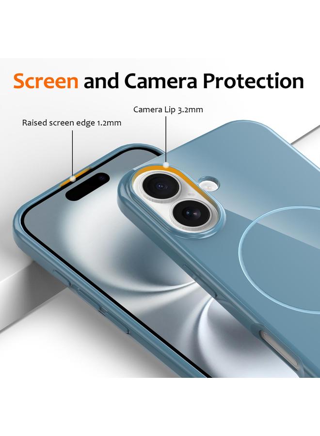 إيروريكس جراب هاتف iPhone 16 Plus لامع من مادة TPU المقاومة للصدمات مع حبل تثبيت - Image 3