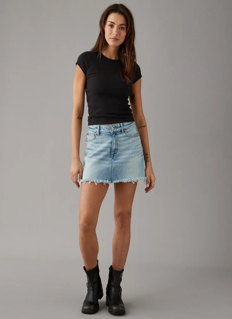 American Eagle Crew Neck Short Sleeve Top