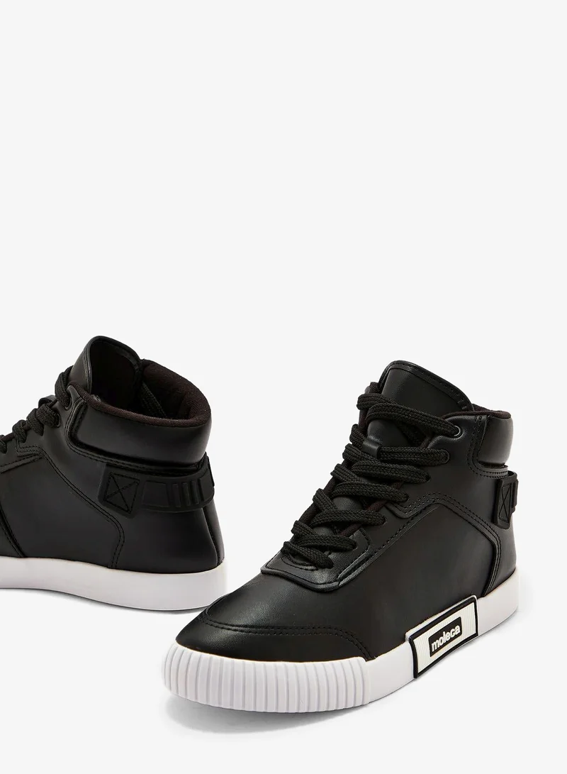 Moleca Black Comfort Women’s Sneakers – Lace-Up Ladies Sneakers & Casual Sneakers for Girls for Women | Best Price UAE