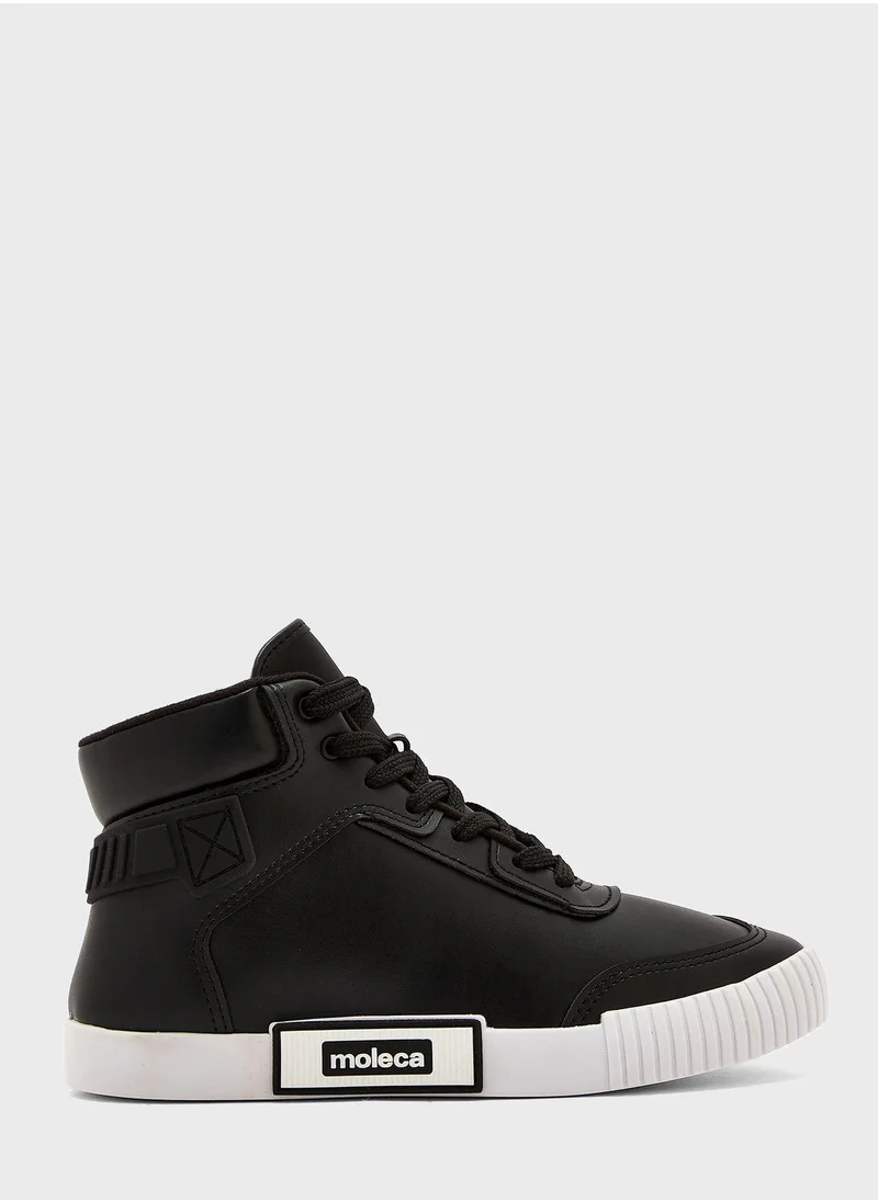 MOLECA Lace Up High Top Sneakers