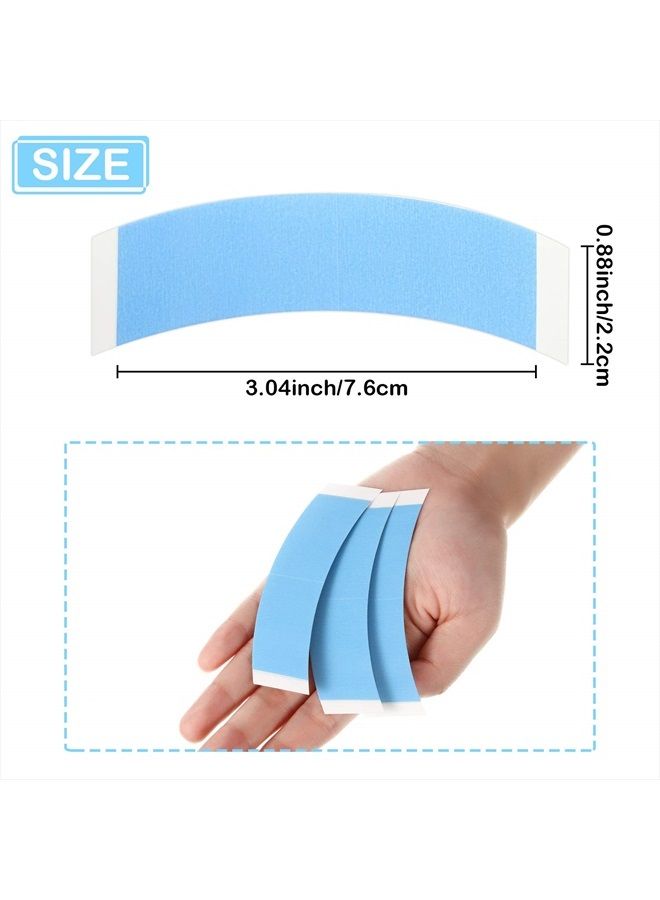 Blulu 84 Pieces Lace Front Wig Tape Lace Front Tape Wig Adhesive Tape Waterproof Lace Wigs Tape C Curve Double Sided Hair Wig Tape for Wigs Toupees Hair Pieces and Hair Extension - Image 2