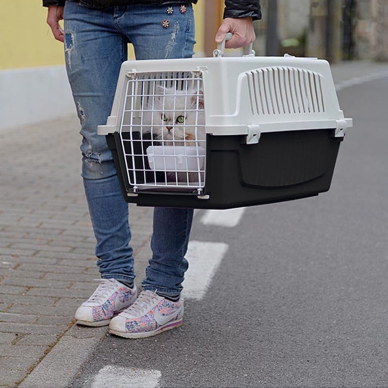 Ferplast Cat Carrier Small Dog Carrier, Double Opening, Secure, Practical, Easy to Clean, Durable Pet Travel Box up to 8 Kg, Includes Cushion, 58 x 37 x h. 32 cm - Image 3