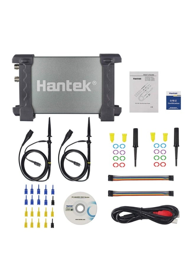 Hantek 6022BL PC Digital Portable Oscilloscope 16 Channels 20MHz 48MSa/s Storage Multifunctio Logic Analyzer Handheld USB Oscilloscope - Image 1