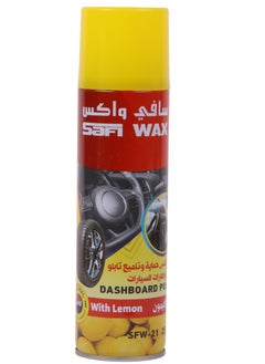Safi WAX Car Dashboard & Tires Polisher & Cleaner With Lemon Scent 250ml  - Image 1