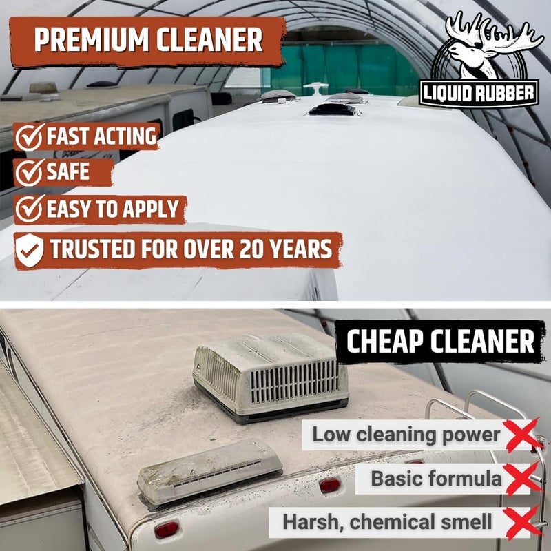 Liquid Rubber RV Smart Cleaner - 1 Gallon (3.78L) for RV Roofs, Fiberglass, Metal, and More - Image 3