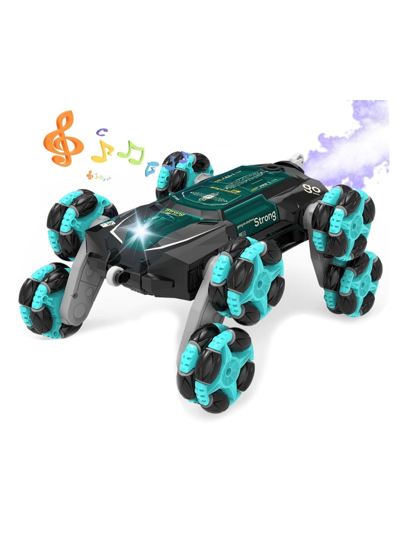 SOLARAE Stunt Car RC Gesture Sensor Best Toy, Racing Drift Double-Sided Stunt Car, 2.4Ghz Remote Control Car, 360°Rotation Whirligig Off-road Vehicle Gift for Kids Boys Birthday 8+ Year - Image 1