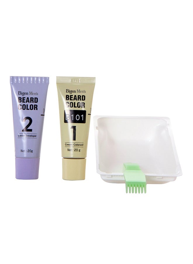 Bigen Mens Beard Color B101 Natural Black B101 Natural Black 40grams - Image 1