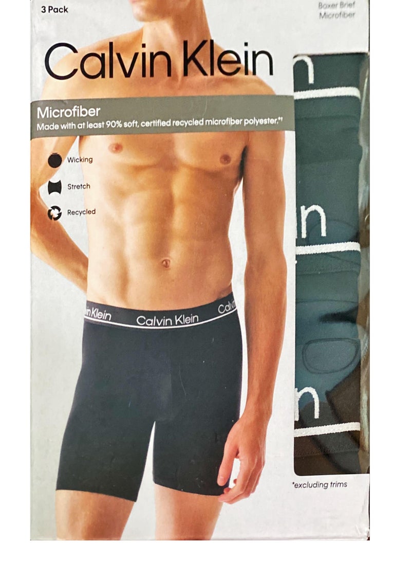 Calvin Klein Jeans 3 Pack Microfiber Stretch Boxer Briefs  - Image 4
