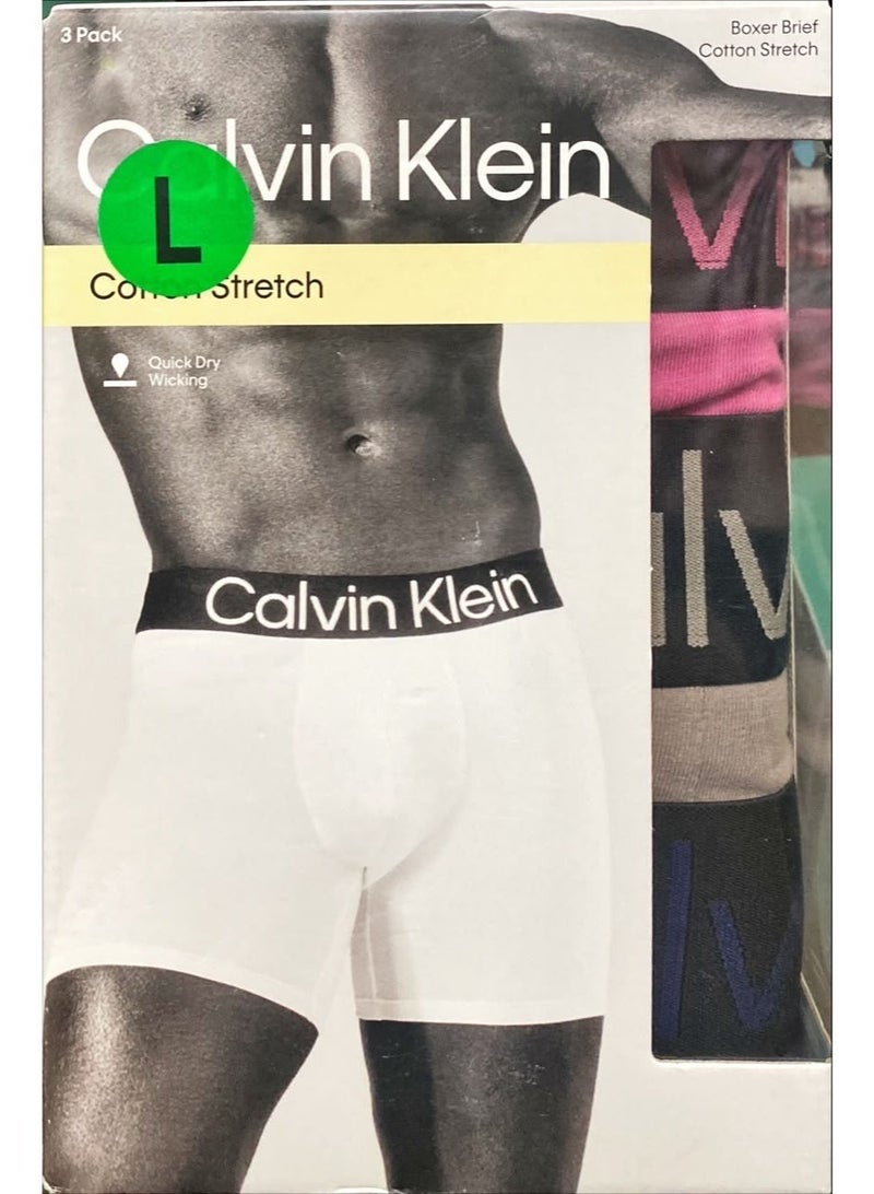Calvin Klein Jeans From USA - Cotton Stretch Balance Pack of 3 - Image 1