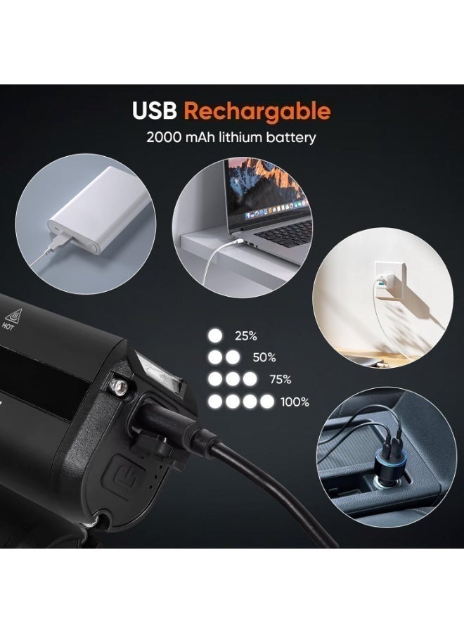 والبك سوبر مشرق LED ضوء الدراجة, ضوء دراجة قابلة لإعادة الشحن USB, ضوء دراجة مقاومة للماء, ضوء دراجة مقاومة للماء, ضوء النهار تشغيل, MTB خارج الطرق ركوب الدراجات التنقل - Image 4