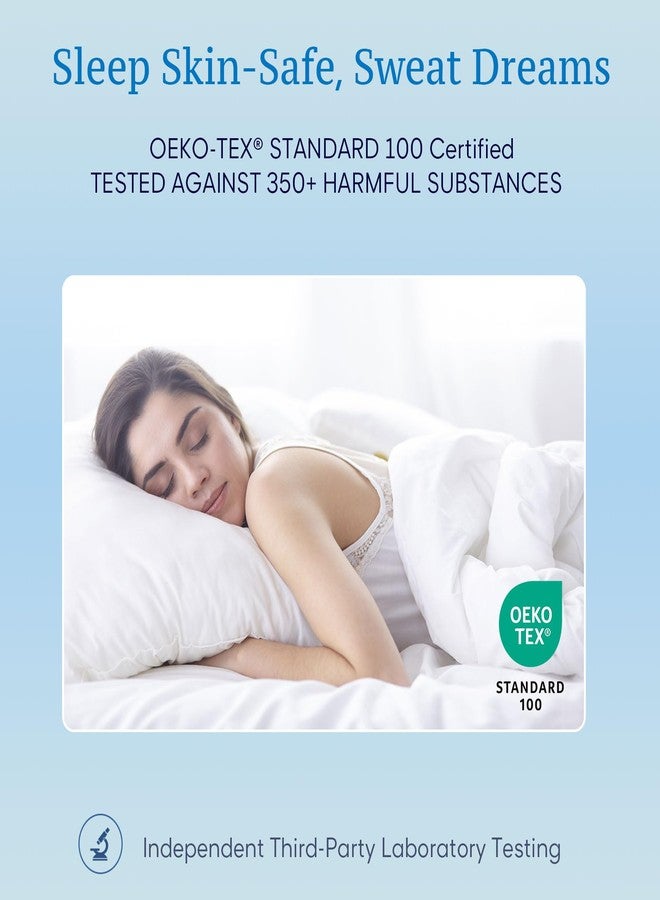 جي اس دي طقم ملاءات سرير كوين من القطن الخالص 100% من JSD، لون أخضر زيتوني، نسيج ساتان 300 خيط، ناعم، يسمح بمرور الهواء، مقاوم للتجاعيد، جيب عميق - Image 4