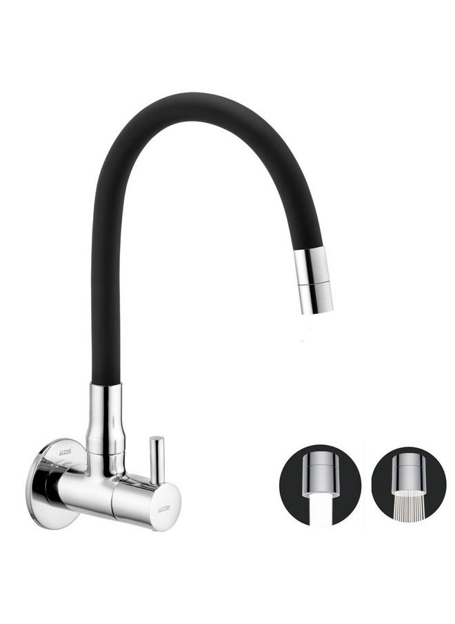 ALTON GRC3836 Brass Sink Cock with Dual Flow Flexible Swivel Spout, Black & Chrome Finish - pzsku/Z530DCC3E258C0901B31BZ/45/_/1740982745/f1bcb531-01de-4837-8c0e-f839b1b2ad81