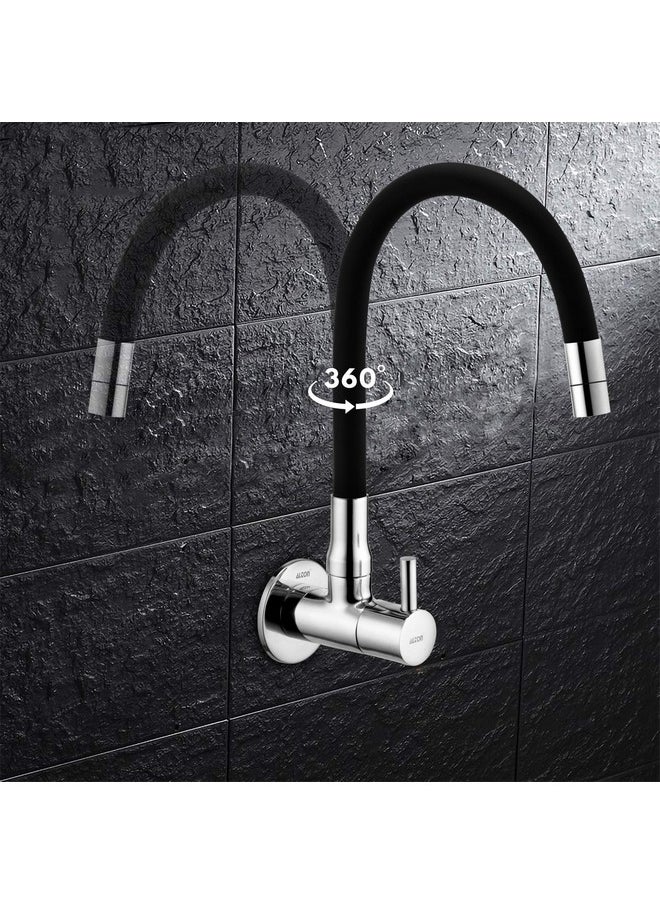 ALTON GRC3836 Brass Sink Cock with Dual Flow Flexible Swivel Spout, Black & Chrome Finish - pzsku/Z530DCC3E258C0901B31BZ/45/_/1740982747/da504c8b-3cf5-41b1-9e14-e2e173ea7148