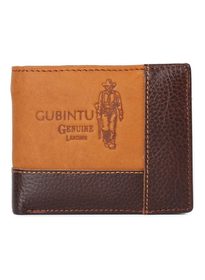 NIBEMINENT Leather Wallet Brown  - Image 1