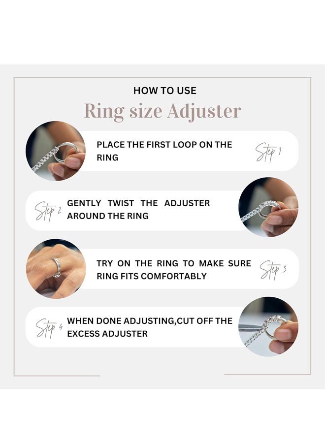 Ring Size Adjuster for Loose Rings - 12 Pcs Transparent Ring Snuggies - Unisex and Traditional - 2mm to 5mm 4 Sizes 3Pcs Each - Image 2
