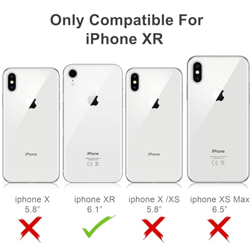 Tobfit Clear Case for iPhone XR 6.1-Inch, Non-Yellowing Anti-Scratch Slim Full-Body Shockproof Protective Bumper Cover for iPhone XR Case (Clear) - Image 2