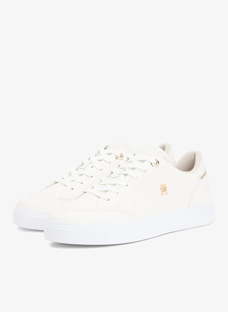 Tommy Hilfiger Leather TH Monogram Cupsole Trainers