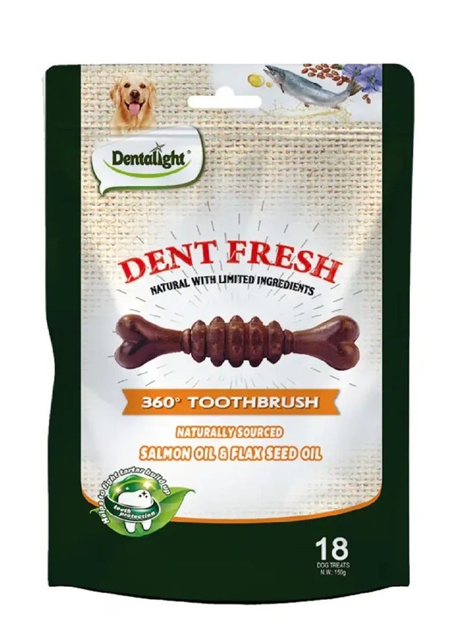 Dent Fresh Toothbrush Coat Care Dog Treat - 150G