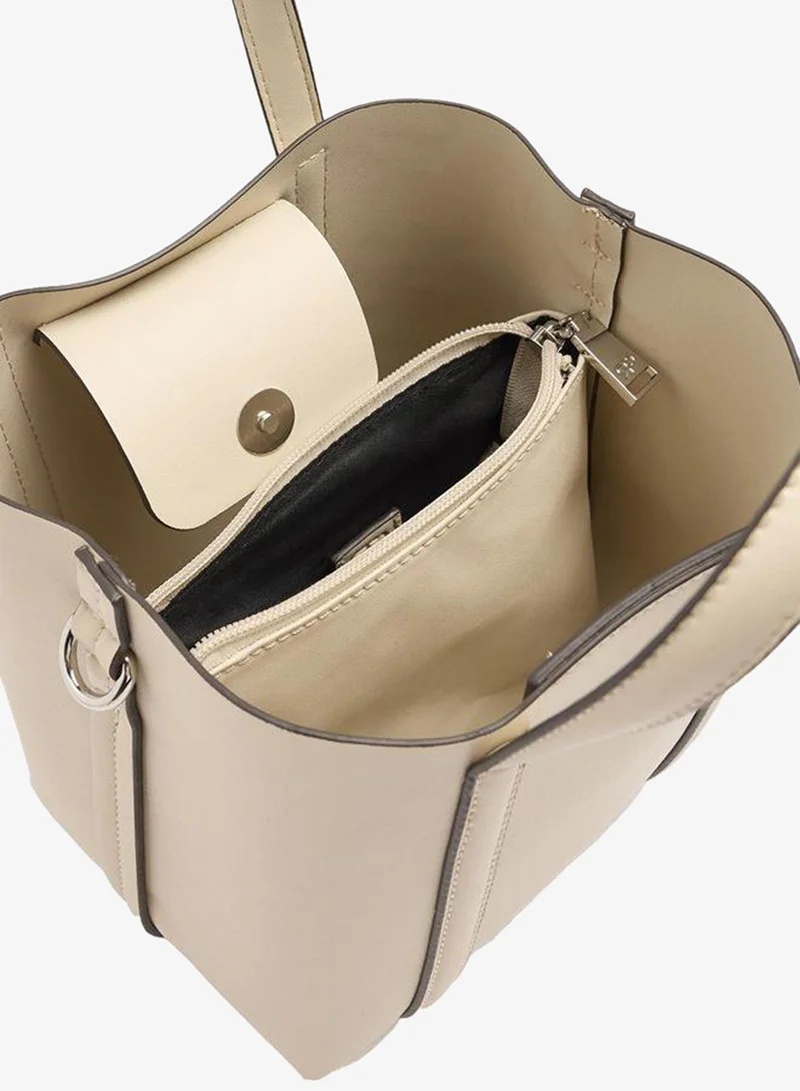 Parfois White Tote Bag With Crossbody for Women | Best Price UAE