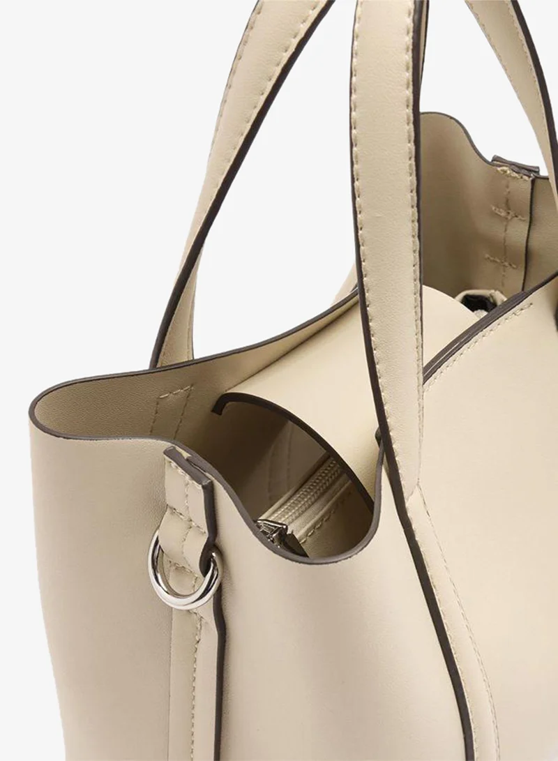Parfois White Tote Bag With Crossbody for Women | Best Price UAE