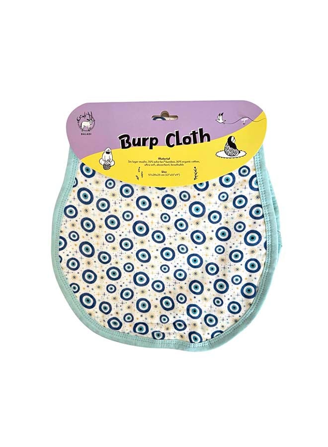 Baladi Blue Eye Burp Cloth - Image 1