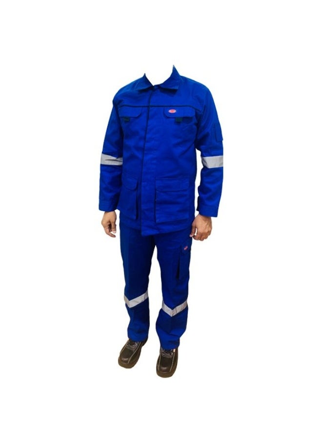 POWER Power European Jacket and Pant Suit Workwear | Durable Workwear for Professional and Industrial Use | Navy | Size-XL  - Image 2