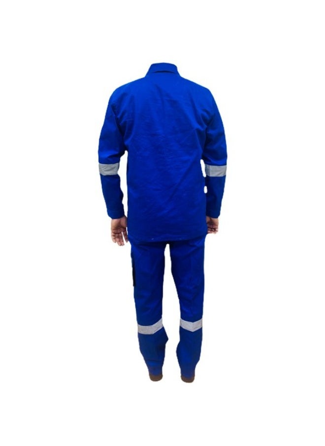 POWER Power European Jacket and Pant Suit Workwear | Durable Workwear for Professional and Industrial Use | Navy | Size-XL  - Image 4
