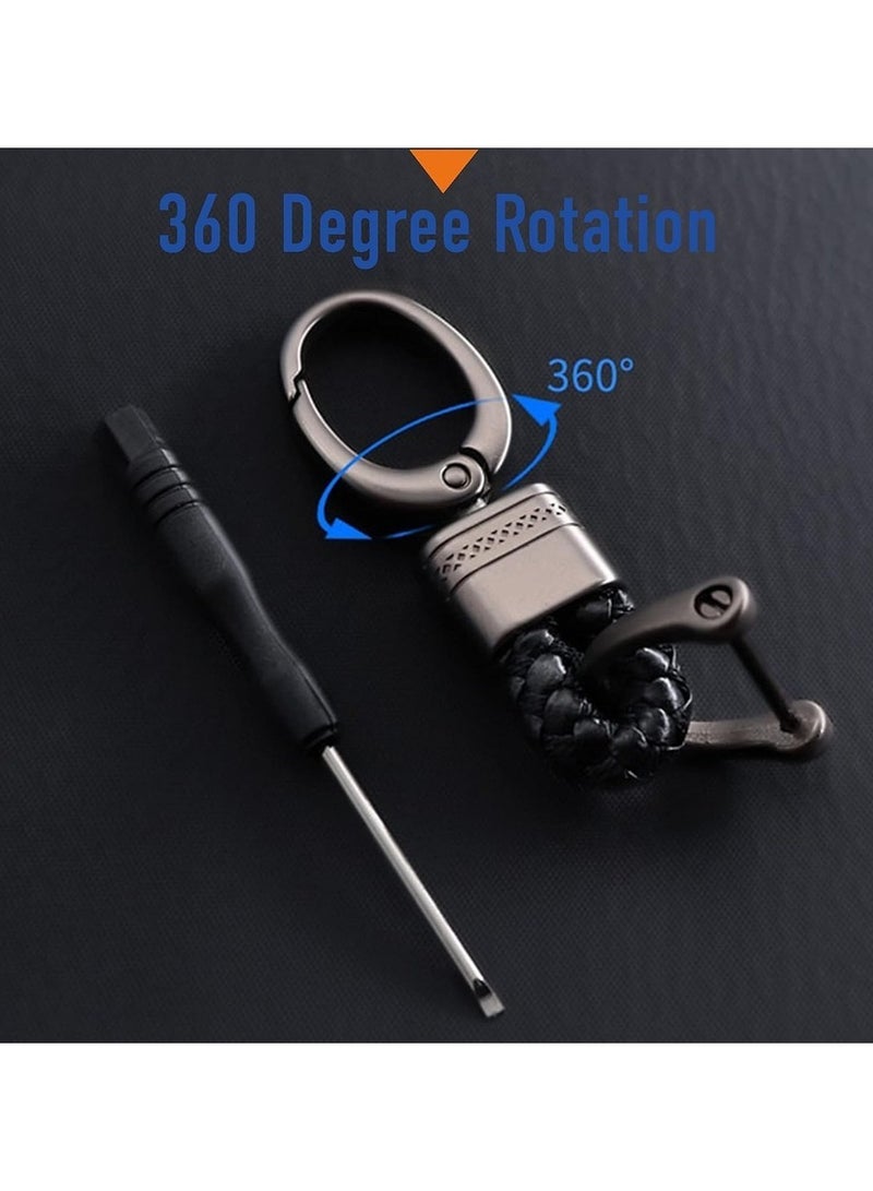 7Cylinder for Dodge Chrysler Rubber Key Fob Case Cover Shell with Keychain for Ram Grand Caravan Charger Challenger 300C - Carbon Fiber - Image 4