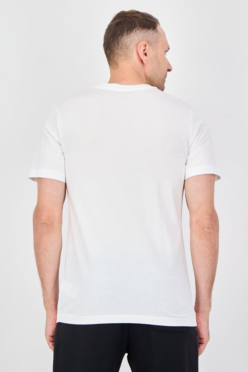 PUMA Men Sportswear Fit Short Sleeve Outdoor T-Shirt, White - Image 3