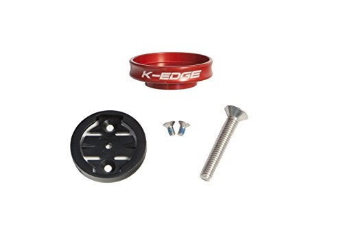K-Edge | Gravity Top Cap Bicycle Computer Mount | Garmin | Blue - Image 4