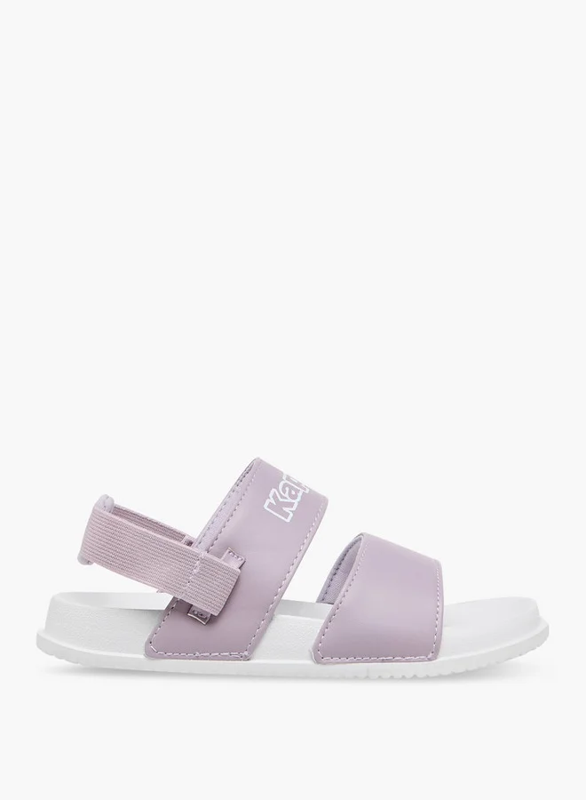كابا Girls' Logo Print Sandals with Elasticated Strap