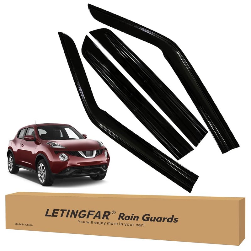 Tapeon Rain Guards for 20112017 Nissan Juke for 20112017 Nissan Juke AccessoriesSide Vent Visors Shades Window Deflectors for Nissan Juke