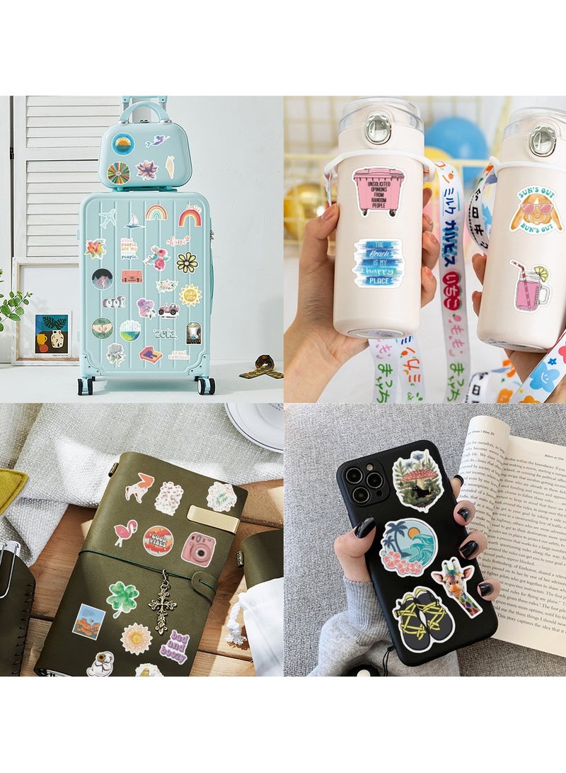 إسكدنيا 100 قطعة من الملصقات المقاومة للماء، ملصقات زجاجات المياه للأطفال، ملصقات لطيفة لزجاجات المياه، ملصقات جمالية لأجهزة الكمبيوتر المحمول، ملصقات لوح التزلج للأطفال والمراهقين والفتيات - Image 5