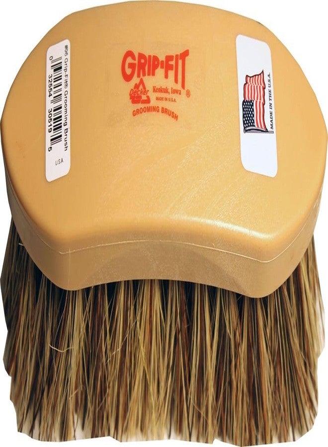 DECKER COMPANY 484526 Pride #96 Medium Stiff Natural Union Fiber Brush Brown